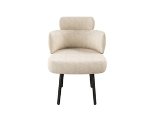 Chaise de salle à manger pivotante 360° avec accoudoirs evryae