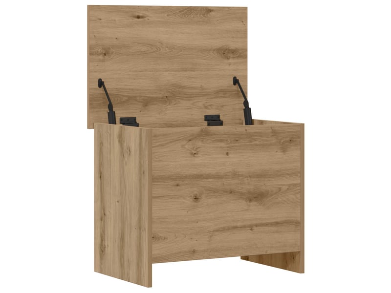  Coffre de rangement, boîte de rangement de rangement chêne artisanal 60x40x50 cm  - Conforama E