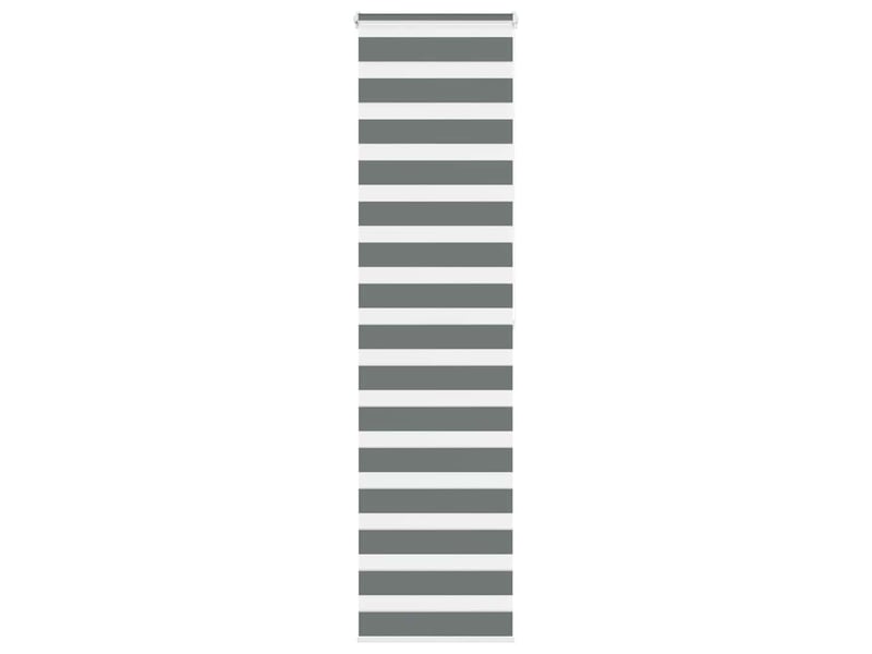 Store zèbre, store de fenêtre gris foncé largeur du tissu 55,9 cm polyester cf48608  - Conforama B