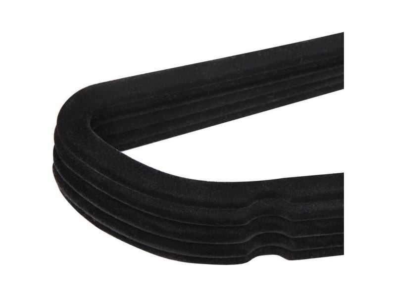  Lot de 30 cintres antidérapants en abs floqué, pour le rangement de vêtements à la maison. Porte-vêtements magique et sans coutures.........  - Conforama C