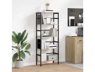 Étagère 4 niveaux, étagère de rangement 60 x 29,5 x 149 cm bois d'ingénierie shl3760