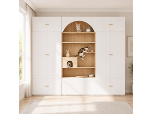 Armoire 0 porte(s) battante 0 tiroir(s) <strong></strong> <strong>ABC</strong> coloris blanc largeur 50 cm