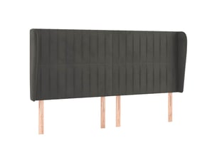 Tete de lit A poser largeur 163 cm gris