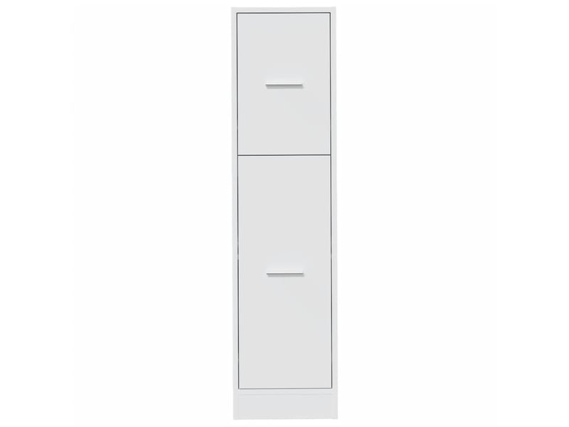  Meuble de rangement, armoire d'apothicaire blanc 30x41x118 cm bois d'ingénierie  - Conforama E