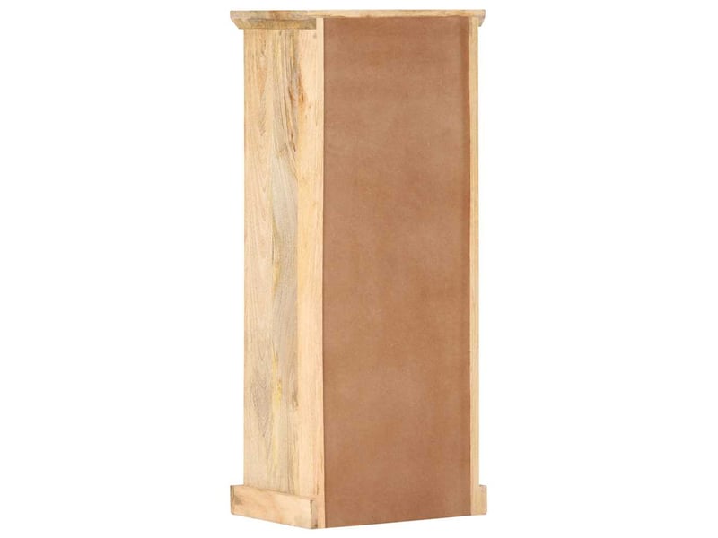  Buffet, meuble de rangement salon avec porte 45x32x110 cm bois de manguier solide  - Conforama D