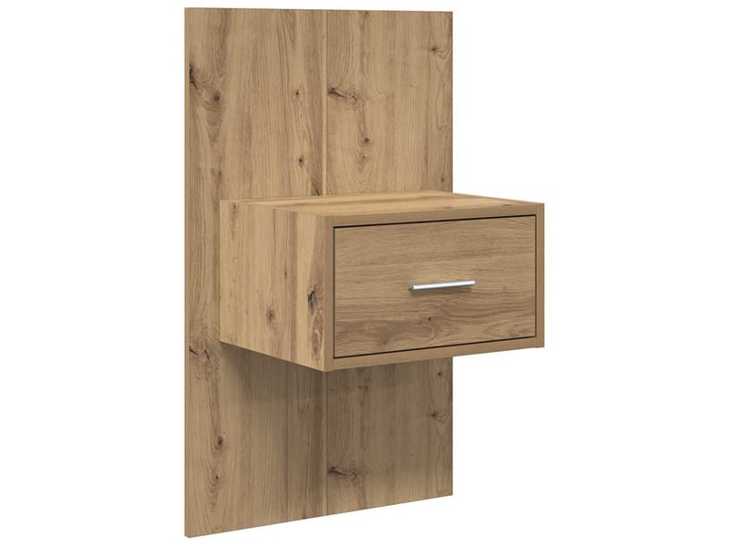  Table de chevet - cabinet de chevet - table de nuit 2 pc chêne artisanal 50 x 32,5 x 80cm  - Conforama E