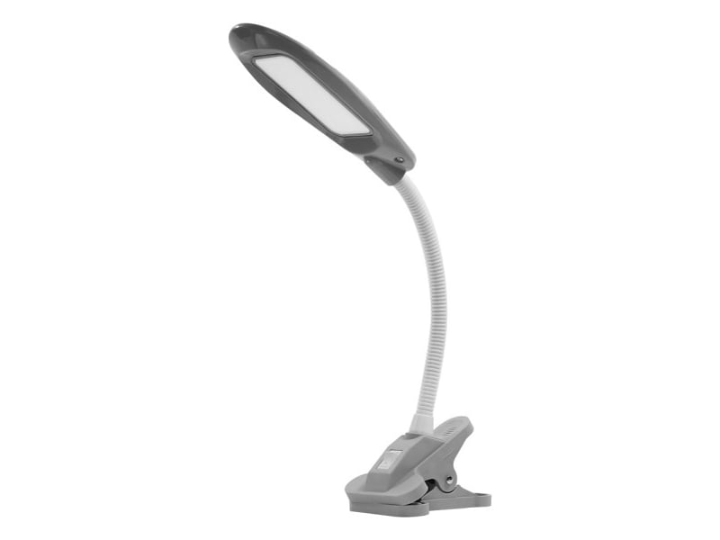  Fabrilamp sajas lampe à pince led grise 5 w 400 lm 6000 k, flexible et orientable 246771082 - Conforama A