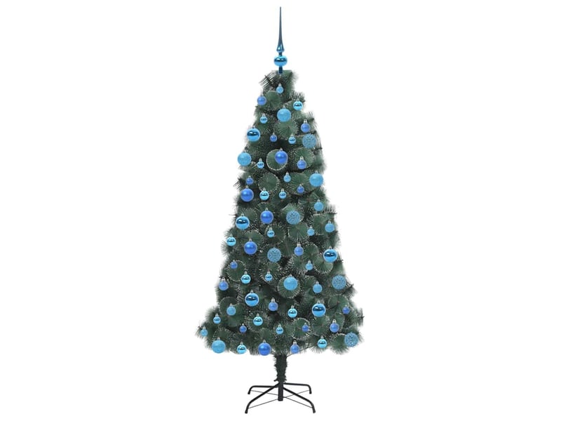  Sapin de noël, arbre de noël artificiel pré-éclairé avec ensemble de boules shl299  - Conforama D