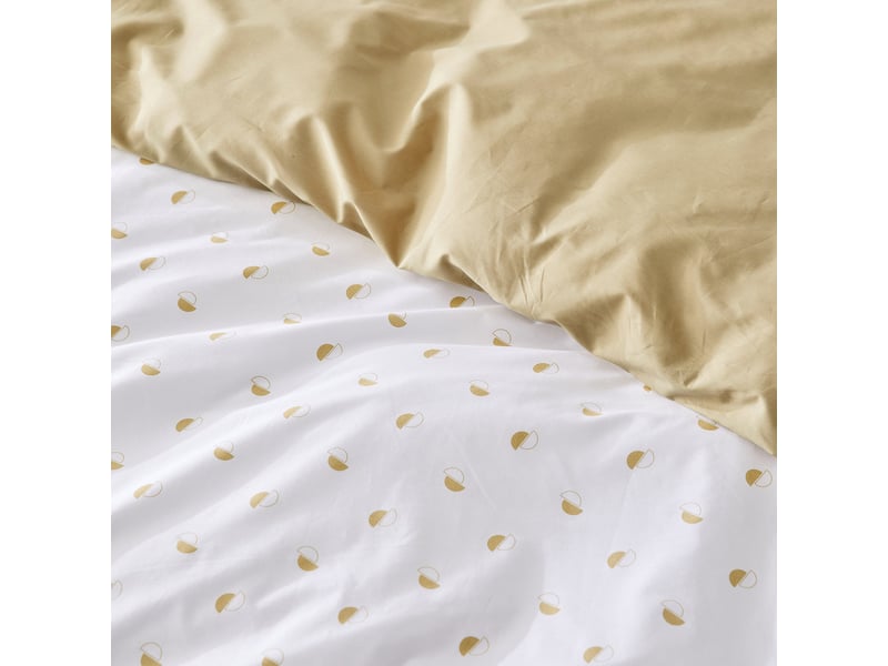  Parure de couette en percale de coton au style géométrique 260x240 cm  - Conforama C