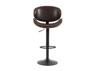 tabouret de bar assise réglable en hauteur <strong>STILVORA</strong> - marron hauteur d'assise 64.25 cm vendu Par paire