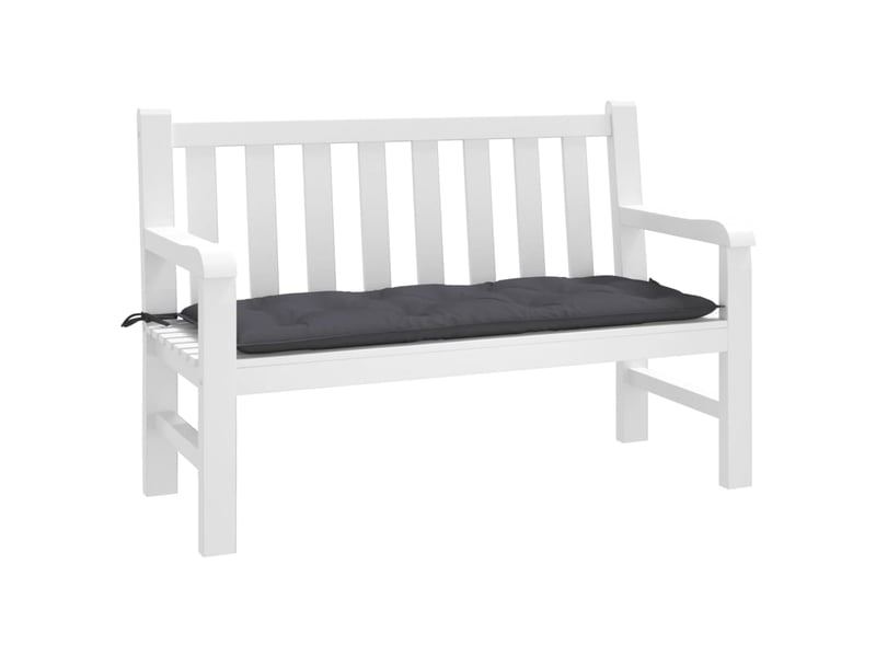  Coussin de banc de jardin, coussin d'assise anthracite 120x50x7 cm tissu oxford cf52636  - Conforama B