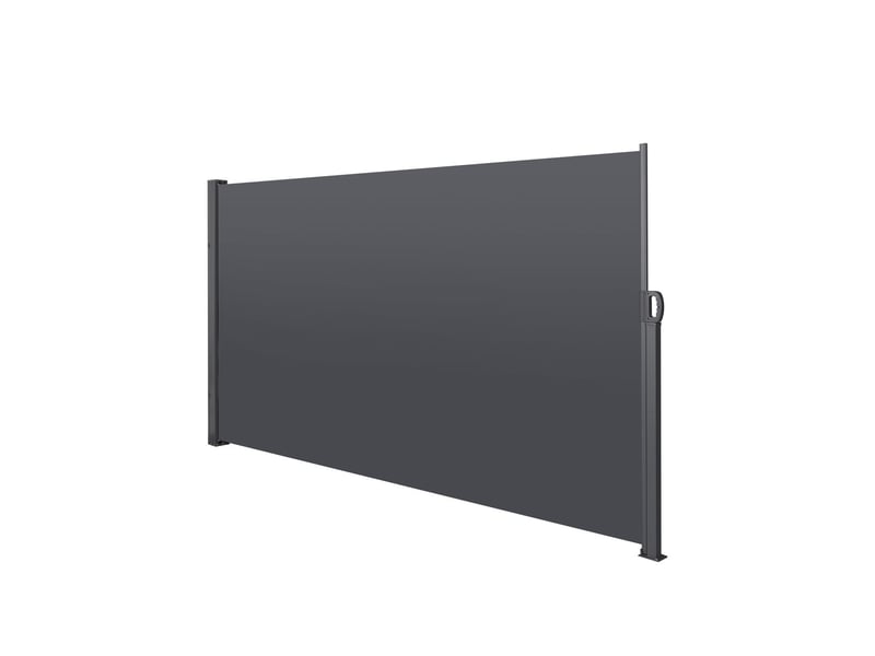  Parasol 200 x 300 cm pare-vue coupe-vent imperméable protection solaire gris latéral extensible  - Conforama E