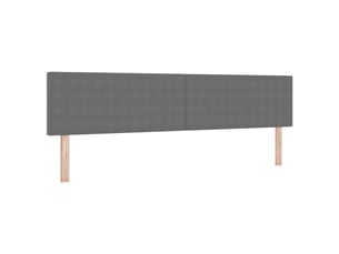 Tete de lit A poser largeur 200 cm <strong></strong> <strong></strong> argenté