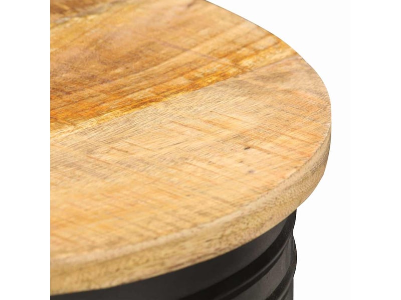  Table basse - table de salon - table à thé 43x55 cm bois de manguier solide  - Conforama D