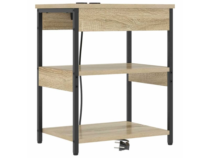 Table de chevet - cabinet de chevet - table de nuit chêne sonoma 41 x 31 x 51 cm - Conforama A