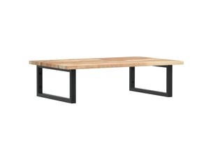 Étagère de vasque | étagère murale acier et bois massif d'acacia shl9949