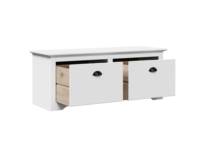  Banc de couloir, banc de rangement bodo blanc 114x40x45 cm  - Conforama E