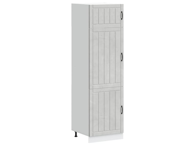  Meuble de rangement, armoire de cuisine lucca gris béton bois d'ingénierie  - Conforama B