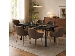 Ensemble table rectangulaire  6 chaise(s)  <strong>GOEURVANT</strong> <strong></strong> 