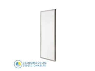 Panneau led plat fabrilamp llano 72 w 7200 lm 3000-4000-6500 k nickel ip40 3,8 x 30 x 90 cm