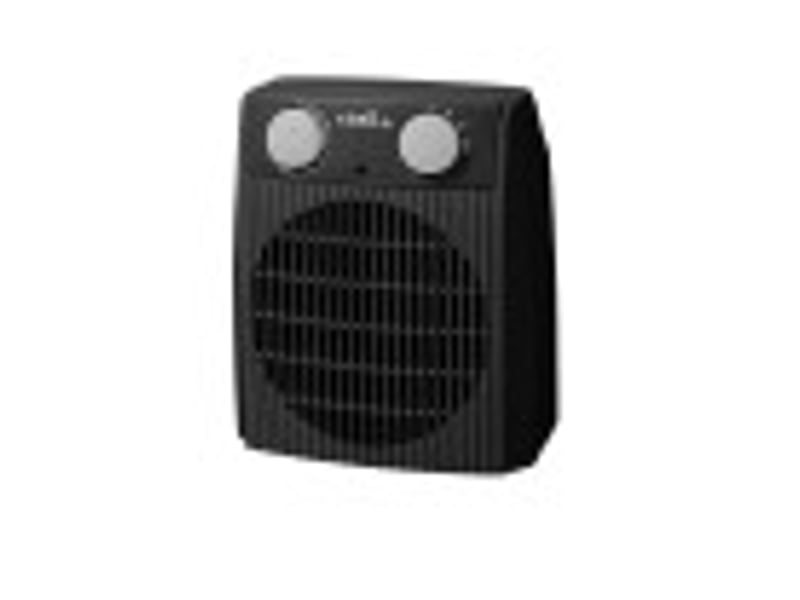  Chauffage soufflant ABRILA Nairobi 2000 W gris et noir, 2 puissances, 3 fonctions, thermostat réglable et voyant lumineux 229812028 - Conforama B