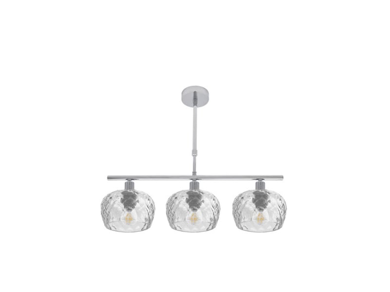  Fabrilamp estela, lampe, moderne, 3 x e14, chromé, 45-57 x 55 x 13 cm 196853020 - Conforama A