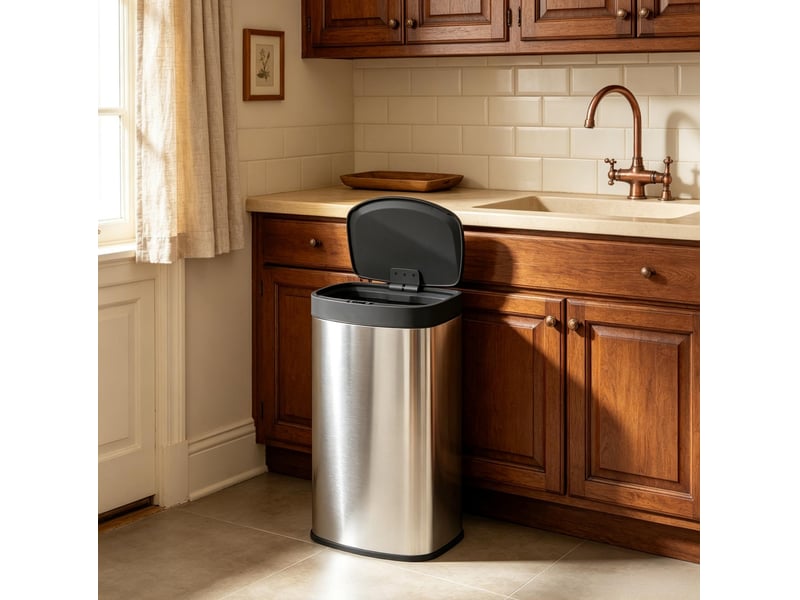  Poubelle de cuisine automatique 55 l à fermeture douce homvra  - Conforama E