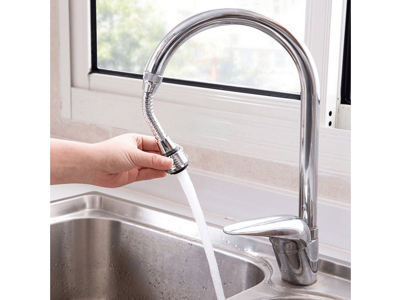  Bec de robinet, pare-éclaboussures, économiseur d'eau, filtre prolongateur de jet de douche de cuisine  - Conforama B