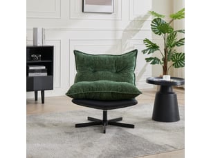 Fauteuil relax manuel   Tissu vert