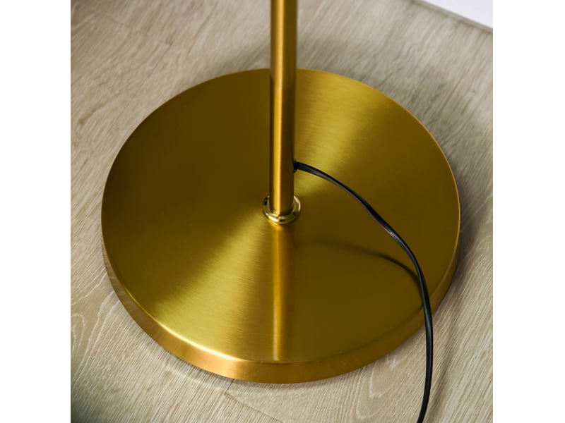 Lampadaire 27x169 cm design moderne métal doré  - Conforama C