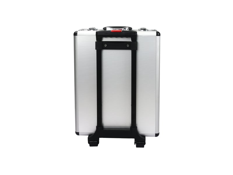  Boîte à outils 899 pièces 36.5x20x51 cm à roulettes 4 tiroirs argent  - Conforama B