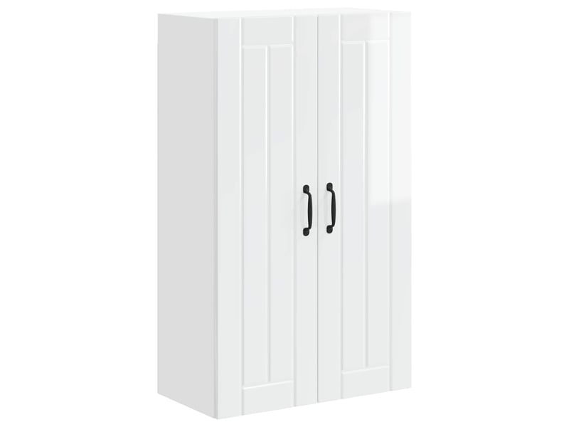 Meuble mural de cuisine, armoire de cuisine blanc brillant 60x31x100cm shl7777 - Conforama A