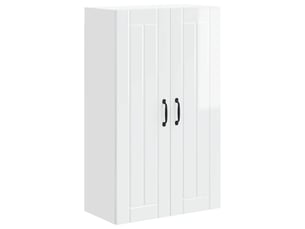 Meuble mural de cuisine, armoire de cuisine blanc brillant 60x31x100cm shl7777