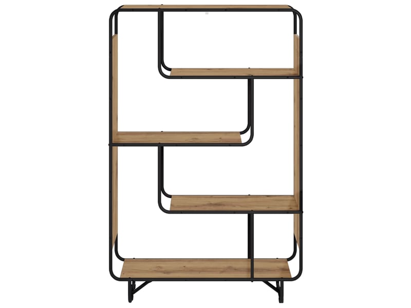  Buffet haut, buffet de rangement chêne artisanal 93.5x37.5x144 cm  - Conforama C