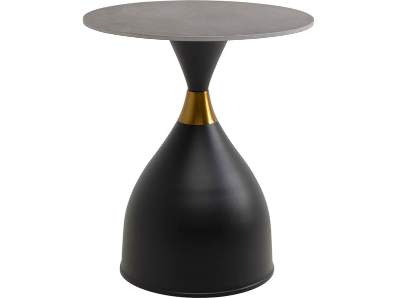 table d'appoint wish noire 50cm kare design  - Conforama A