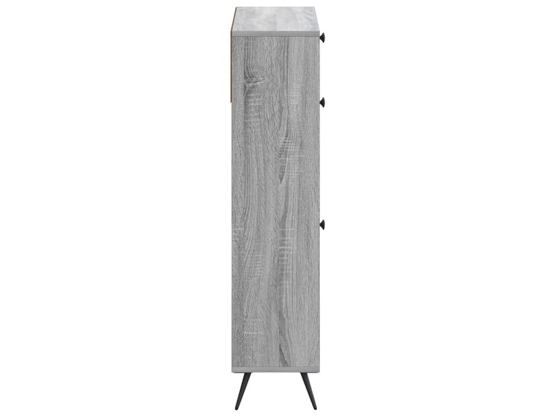  Meuble à chaussures, armoire à chaussures breda 78x24x103 cm bois d'ingénierie shl5692  - Conforama E