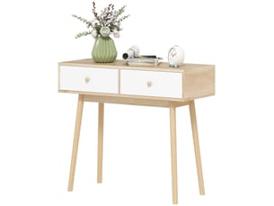Console 2 tiroir(s)  coloris blanc <strong></strong> <strong></strong>