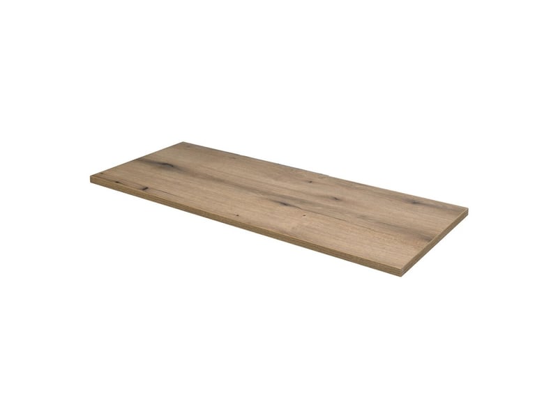  Plan pour vasque icon 120,4 cm en mdf aspect chêne  - Conforama A