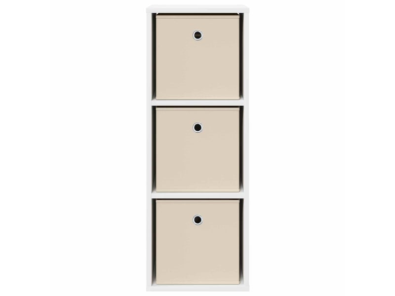Buffet - bahut - meuble de rangement avec tiroir blanc 30,5 x 27 x 84,5 cm - Conforama E