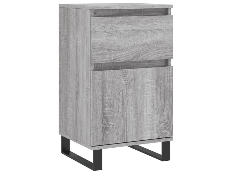  Buffet - bahut - meuble de rangement sonoma gris 40x35x70 cm bois d'ingénierie  - Conforama A