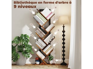 Etagère 50 cm coloris marron <strong></strong> <strong></strong>