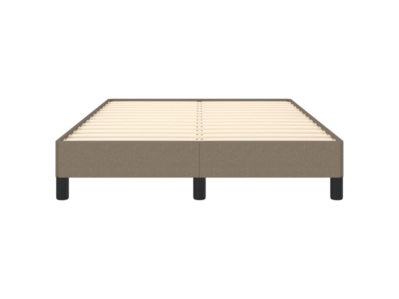  Lit double- lit adulte -  cadre de lit sans matelas taupe 120x190 cm tissu  - Conforama D