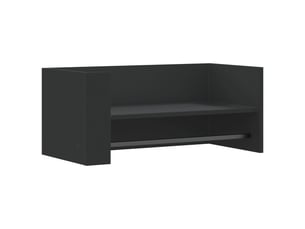 Étagère flottante, etagère murale, étagère suspendue noir 70,5x35x30,5 cm bois d'ingénierie cf42587