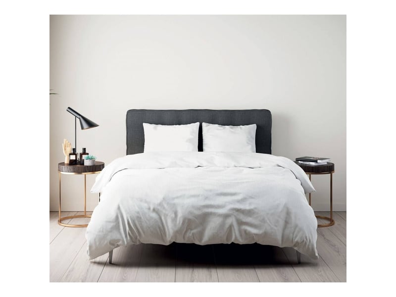  Housse de couette satin de coton versatin - blanc - 220x240 3LL15.120.2224.BL - Conforama B