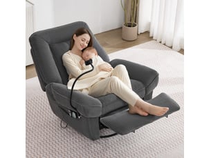Pouf / repose pied <strong></strong> <strong></strong> gris