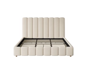 Lit 2 places 200x200 cm BIQZUYA   coloris beige