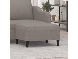 Pouf / repose pied taupe