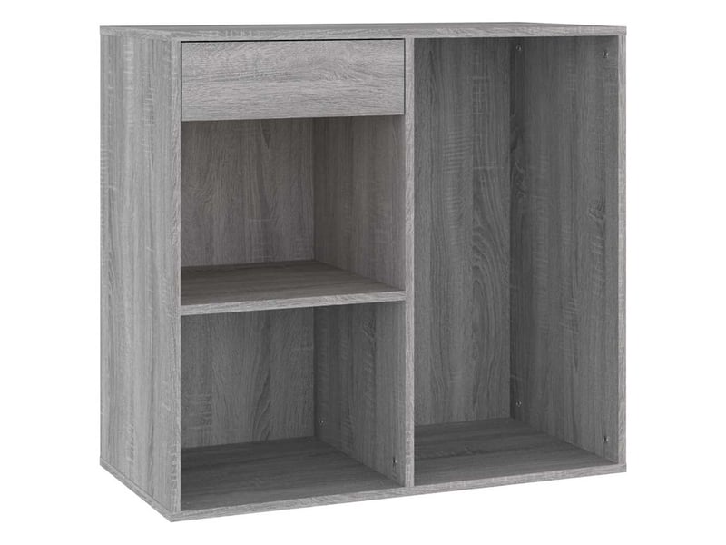  Armoire cosmétique, armoire de rangement sonoma gris 80x40x75 cm bois d'ingénierie  - Conforama A