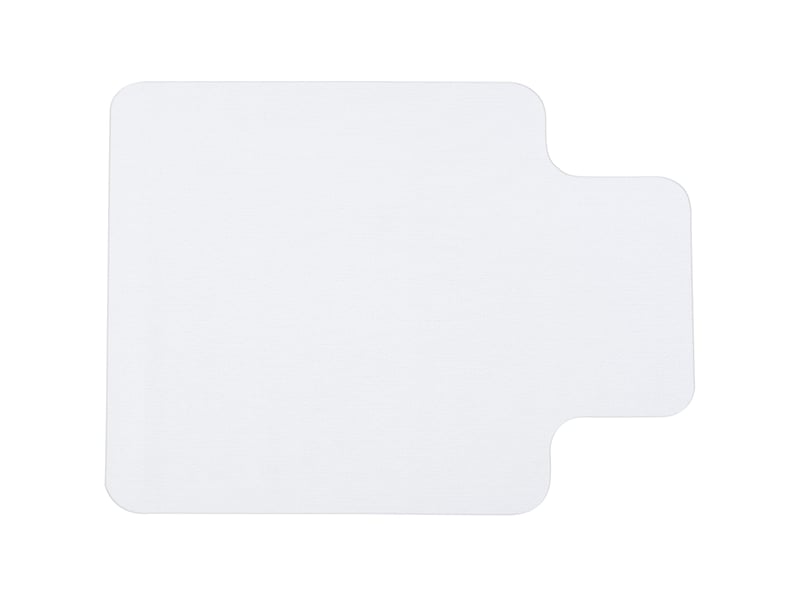  Protection de sol en plastique pour chaise de bureau, 90 x 120 cm, transparente  - Conforama A