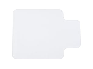 Protection de sol en plastique pour chaise de bureau, 90 x 120 cm, transparente